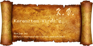 Keresztes Virág névjegykártya